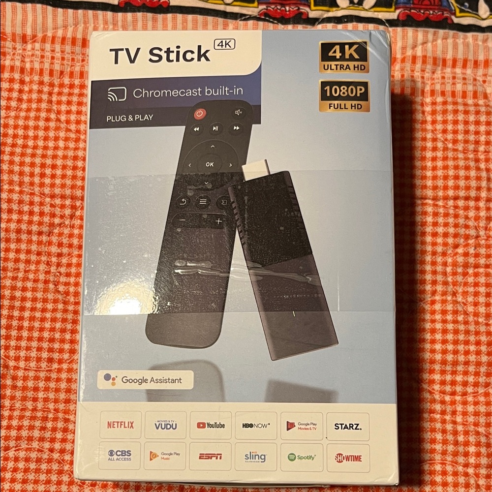 TV Stick 4K Chromecast Built-In - Black